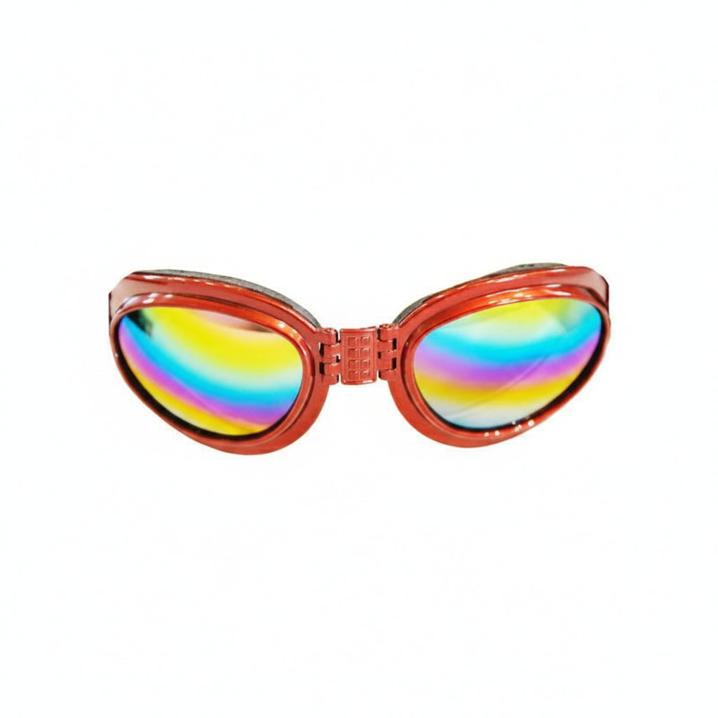 Red Frame Dog Goggles