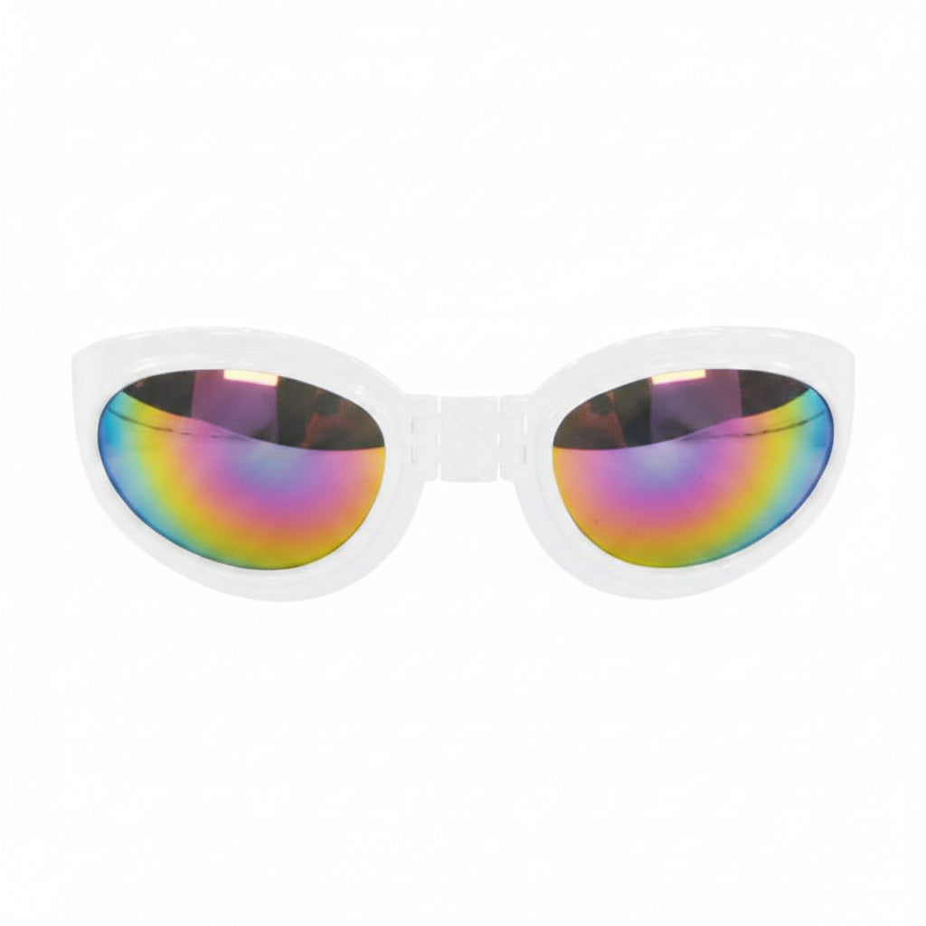 White Frame Dog Goggles